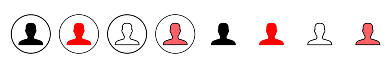 User Icon vector illustration. person sign and symbol. people icon.