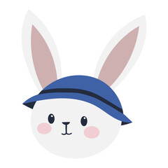Cute rabbit illustration