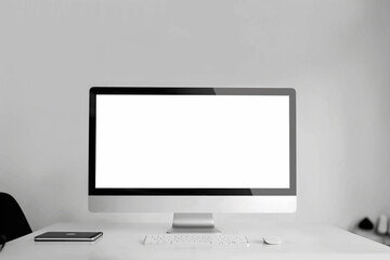 A mockup image of an Desktop computer