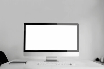 Fototapeta premium A mockup image of an Desktop computer