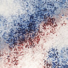 Fototapeta premium blue and black camouflage pattern on white, in the style of animated mosaics