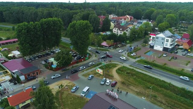 Beautiful Landscape Lukecin Piekny Krajobraz Aerial View Poland