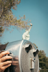 NYC binocular in Liverty Island
