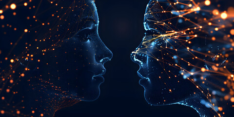 Convergence of Minds: Exploring the Interface of Human and Artificial Intelligence",  "Digital Reflections: The Interplay of Human Cognition and Neural Networks"