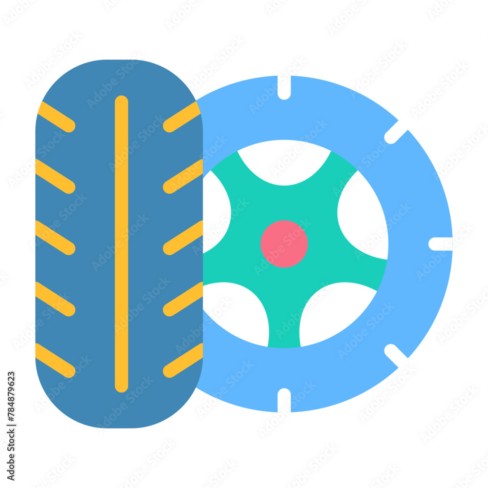 Sticker Tire Icon