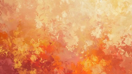 Zoom into abstract floral, desert mirage, warm sands palette, mirage shimmer, late afternoon  - obrazy, fototapety, plakaty