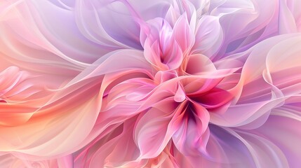 Abstract flower backgrounds can evoke feelings of freshness, vitality, and natural beauty, making them sought after for design projects. 
