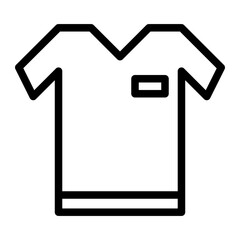 shirt line icon