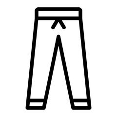 shorts line icon