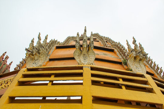 Wat tham suea or Tiger Cave Temple in Kanchanaburi, Thailand