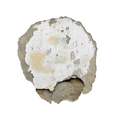 Close-up of Wall Damage with Rust Stains, Peeling Paint, and Mold Growth