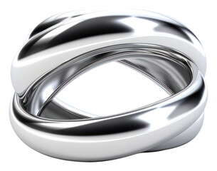 PNG Circle twisted platinum jewelry silver