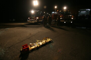 Fire Trucks and Backboard