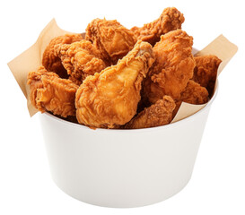 PNG Fried chicken leg fried food white background