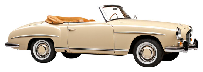 PNG Cabrio car convertible vehicle white background. - obrazy, fototapety, plakaty