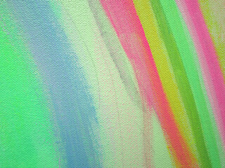Colorful brush strokes with rainbow lines and stripes design background - 784902061