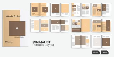 Minimalist Portfolio Template Portfolio Layout Design Portfolio Layout	

