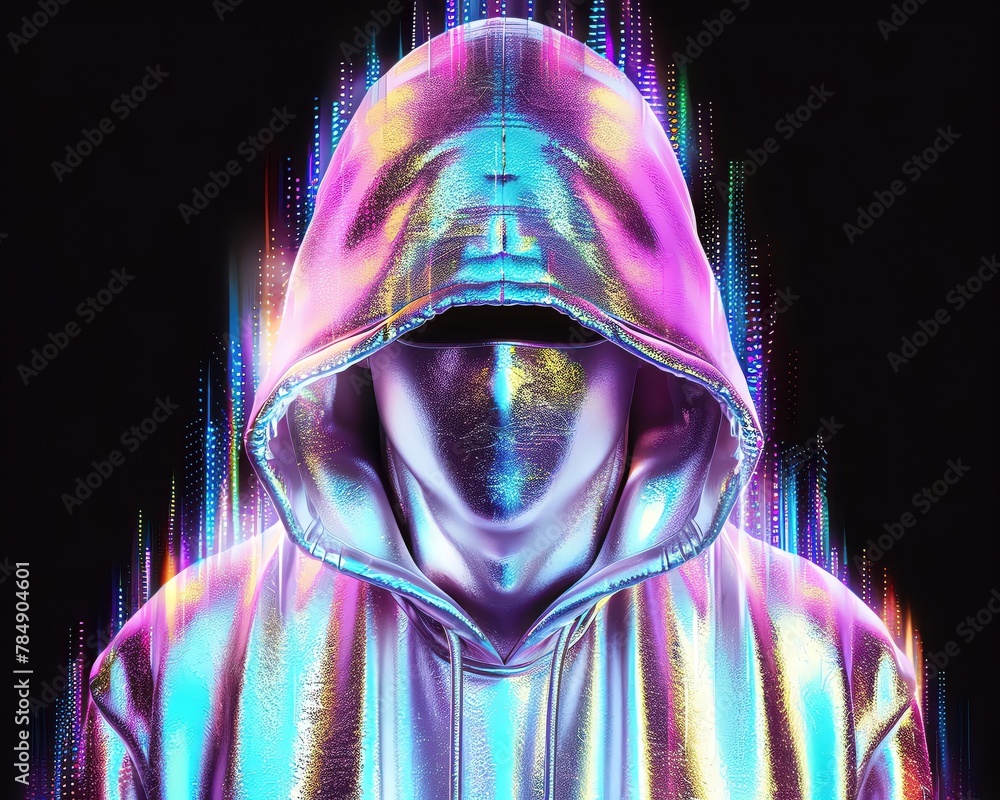 Poster cyber security software updates rolled out across systems, each installation a closeup of evolving d