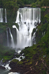 Fototapeta premium Panoramic View of Iguazu Falls 