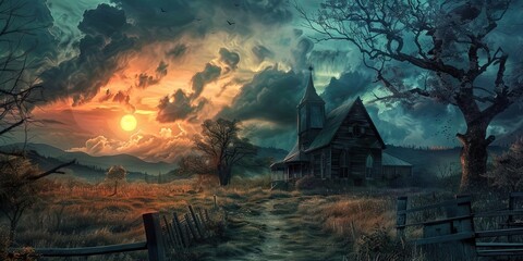 photo of country western gothic 