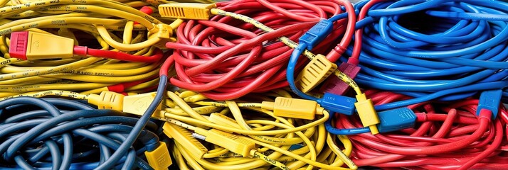 photo of data cables 