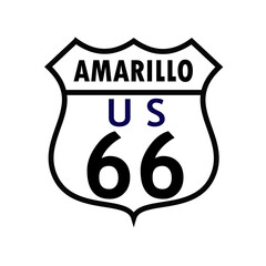 Amarillo Route 66 Sign