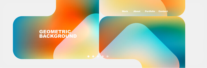 Obraz premium it is a geometric background with a gradient of colors . High quality