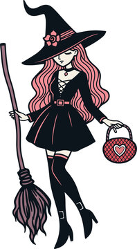 Witch of love character