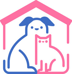 Pet shop or shelter logo