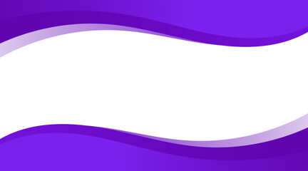 Abstract business banner background with purple modern curve. Vector illustration