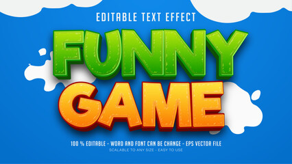funny editable text effect