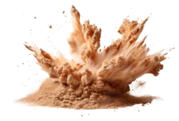 Foto auf Acrylglas Antireflex PNG  Powder sand splattered exploding © Rawpixel.com