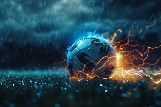 The Earth Awakens with Energetic Thunder in the Football Playground of the Global Digital Storm