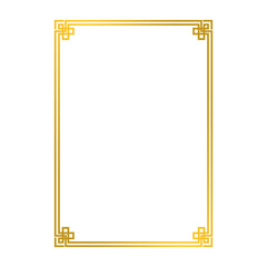 Chinese  border frame gold.eps