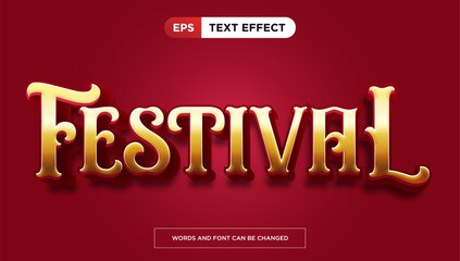 Golden circus text effect, editable luxury and rich text style © agih