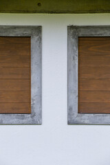 街中の様々な建造物の壁の模様