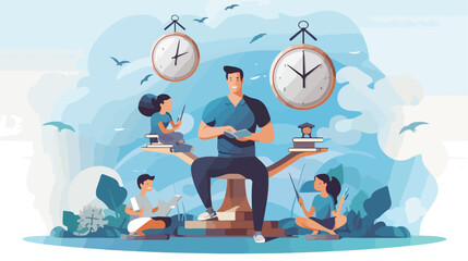 Work life balance choose between spend your time wi
