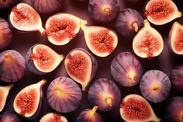 Lots of Figs. Fresh Figs background