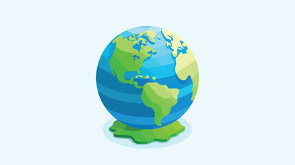 World concept icon isometric vector. Planet earth g