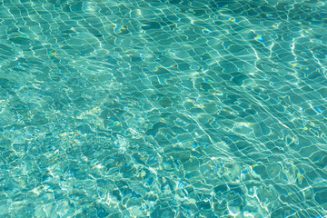 Water surface with waves on water surface wave effect You can see the blue square tiles at the...