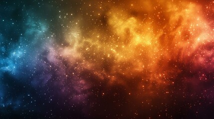 Banner of vibrant fireworks against a dusky black backdrop, a light show of celebration, perfect for festive announcements, AI Generative