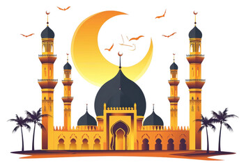 PNG  Illustration of ramadan architecture building dome - obrazy, fototapety, plakaty