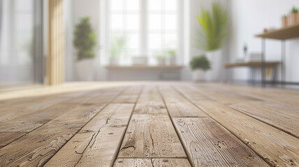 close up of beautiful wooden floor in living room