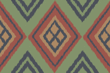 Fabric ethnic tribal pattern art. Ethnic ikat seamless pattern. American and Mexican style. Design for background, wallpaper, illustration, fabric, clothing, carpet, textile, batik, embroidery.