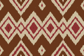 Fabric ethnic tribal pattern art. Ethnic ikat seamless pattern. American and Mexican style. Design for background, wallpaper, illustration, fabric, clothing, carpet, textile, batik, embroidery.