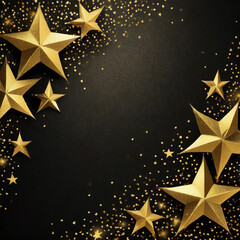 golden stars background