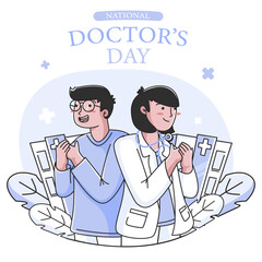 Illustration National doctor's day