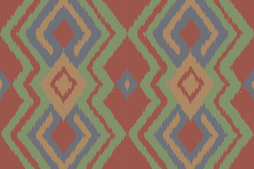 Traditional tribal or Modern native thai ikat pattern. Geometric ethnic background for pattern seamless design or wallpaper.