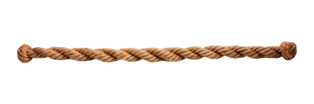 PNG A long rope white background durability strength