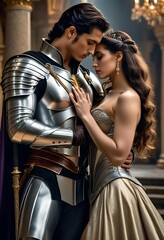 Historical Medieval couple